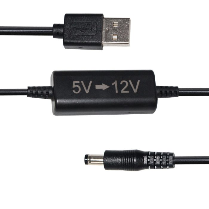 5V To 12v Step Up Av Usb To Dc Plug Module Dc Converter Cable 5