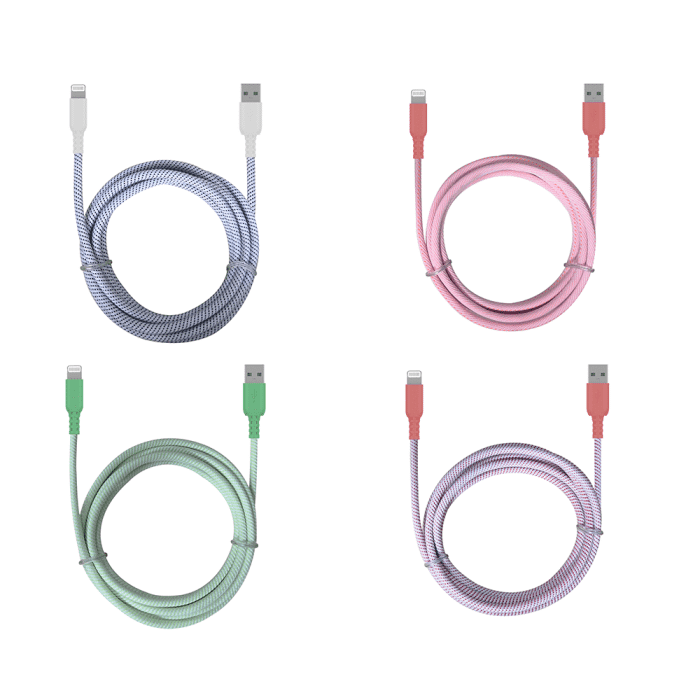 Nylon Braided 8pin To Usb A Cable Mfi Certified Lightning Cable With Logo For Iphone 4