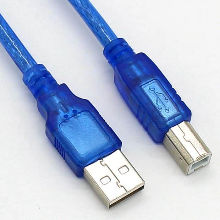 A Male To B Male Printer Usb Cable For Printer Scanner Hp Canon Lexmark Epson Dell 1m 3.3ft 1