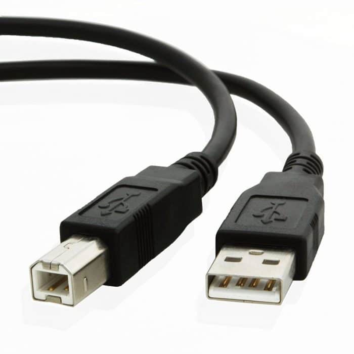 A Male To B Male Printer Usb Cable For Printer Scanner Hp Canon Lexmark Epson Dell 1m 3.3ft 2