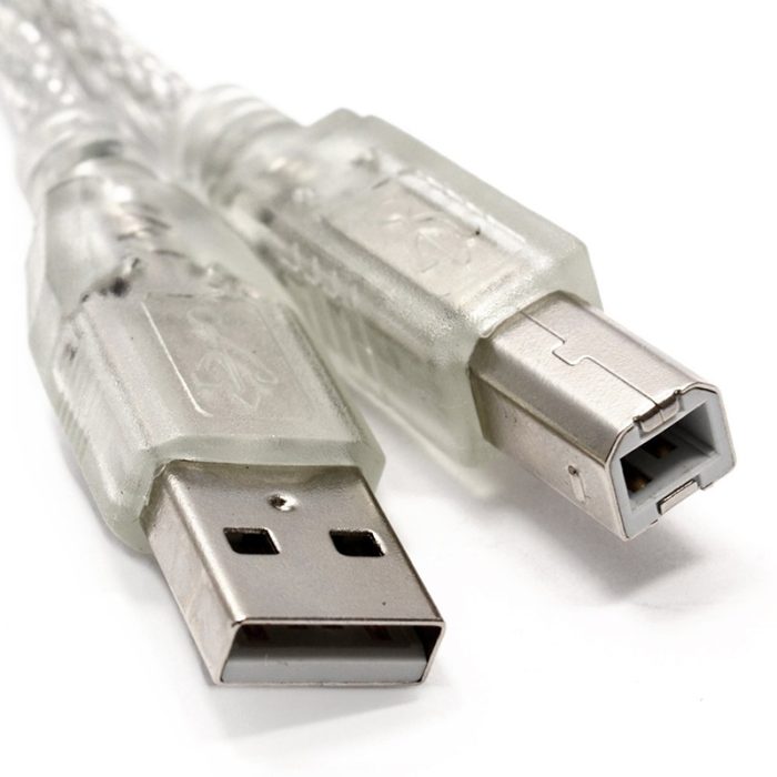 A Male To B Male Printer Usb Cable For Printer Scanner Hp Canon Lexmark Epson Dell 1m 3.3ft 4