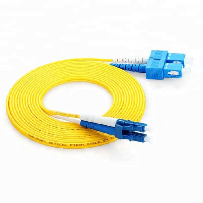 Lc To Sc Singlemode Duplex 9/125 Fiber Optic Patch Cable Sm Fiber Optic Patch Cord Jumper Cable 1