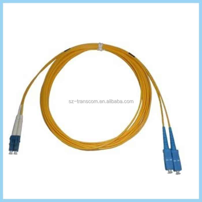 Lc To Sc Singlemode Duplex 9/125 Fiber Optic Patch Cable Sm Fiber Optic Patch Cord Jumper Cable 2