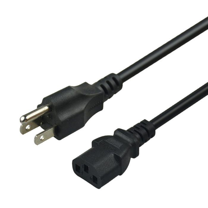 American 3 Pin Prong Plug Extension Cable Usa 3pin 15a Ac Cords Electric Lead Iec C13 Connector Us Power Cord 2