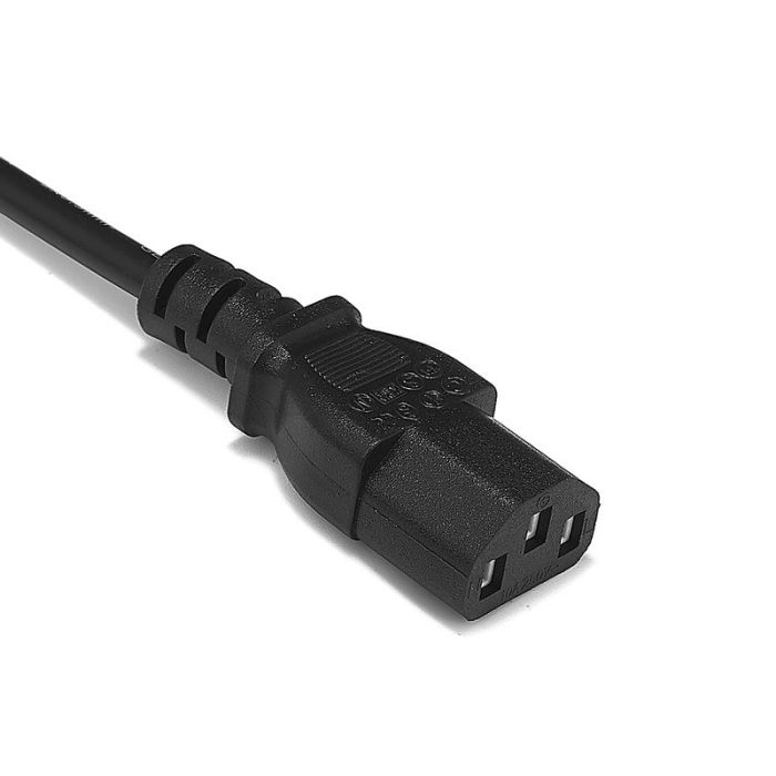 Ul 110v Pvc Material 3 Pin Prong Iec C13 Usa Plug Female Ac Power Cord 4