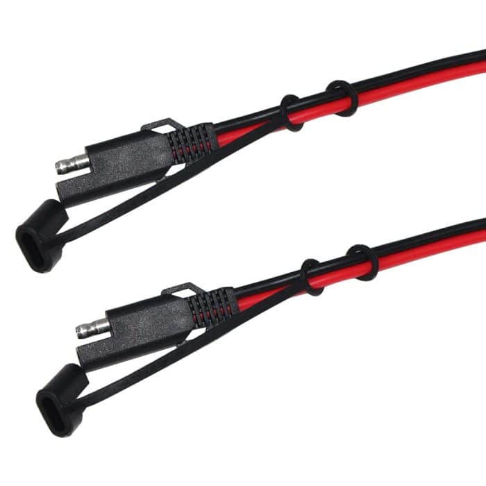 12V 2 Pin Sae Plug Waterproof Sae To Sae Quick Disconnect Wire Connector Power Cable 2