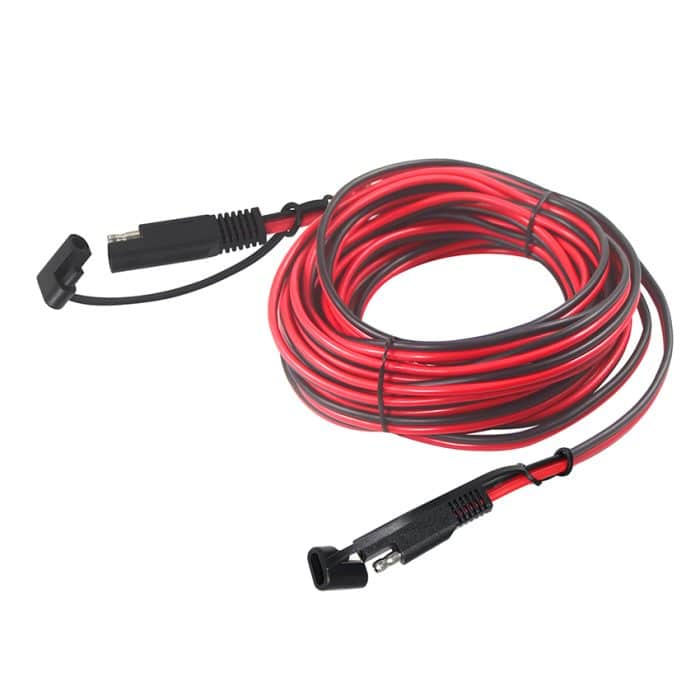 1M 3M 5M 18Awg Red and Black Car Charger Battery 15V Waterproof Heavy Duty Sae To Sae Quick Disconnect Power Cable 2