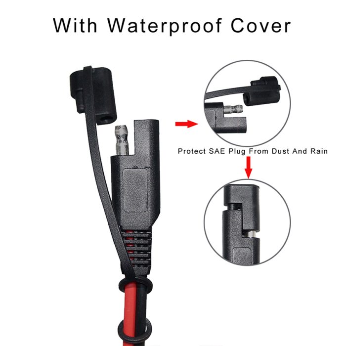 Extension Cord Connector Sae Cables Solar Pv Cable For solar Battery Charger/Maintainer 6