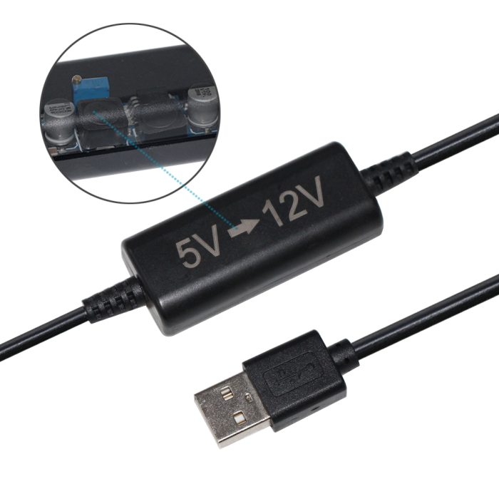 Dc Set Up Emulator Trigger Cable 5v To 9v Step Up Converter Boosting Cable Usb Am Dc 5v To Dc 12v 1