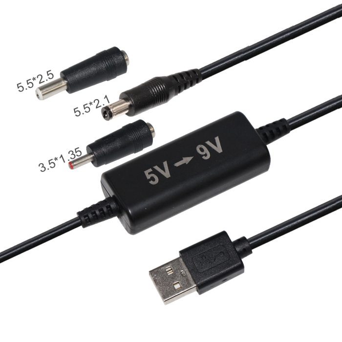 Dc Set Up Emulator Trigger Cable 5v To 9v Step Up Converter Boosting Cable Usb Am Dc 5v To Dc 12v 3