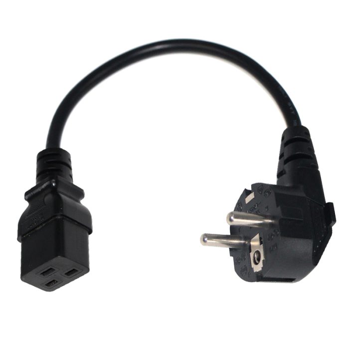 AC Replacement Open End Power Cord 10A 220V Schuko 4