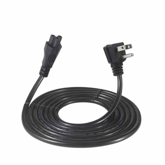 US Approval Mains Lead Flat Plug Nema 515P to Iec C5 Female Connector Usa Ac Power Cord To C5 3