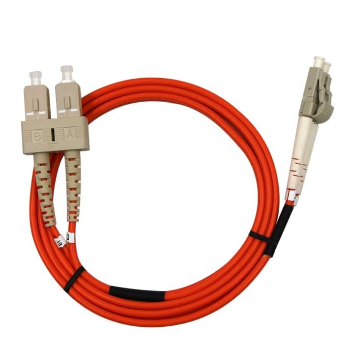 Sc Apc Duplex Lc-Lc Optical 3.0Mm Pvc 2Meters Sm G652d Simplex Fiber Optic Patch Cord Organizer 1