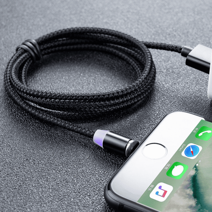 3 In 1 Nylon Braided Cord Metal Charger Data Sync Charging Usb Type C Cable 3.0 6