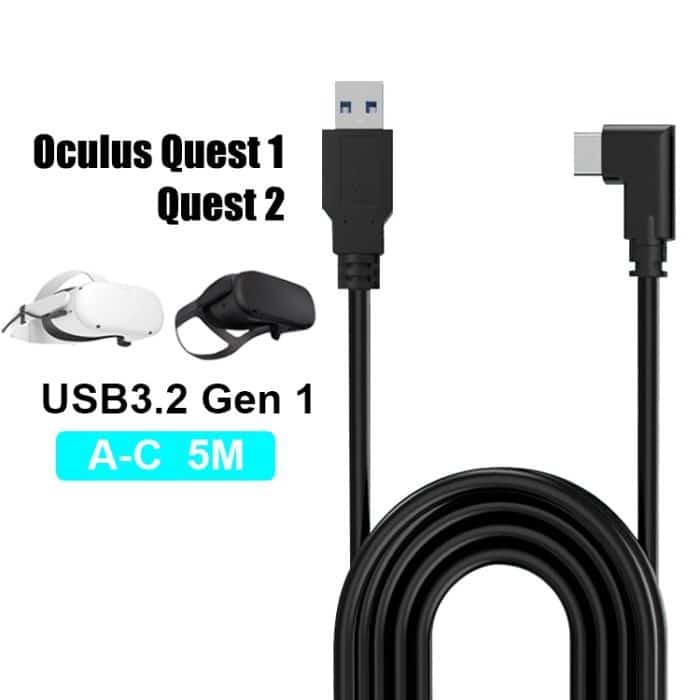 Usb 3.2 Gen1 Type C Cable For Vr Oculus Quest2 Link Cable 1