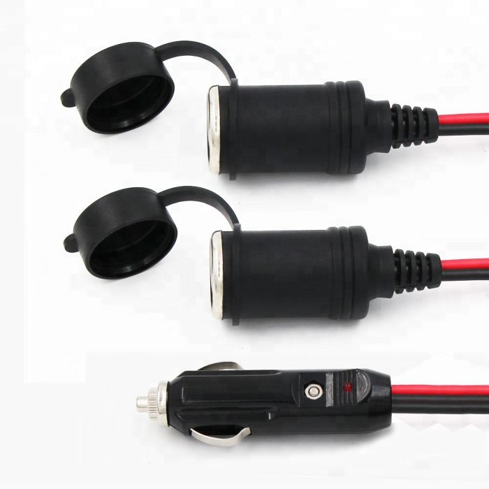 SPT-2 16AWG Pure Copper Extension Cord 12V 24V Car Cigarette Lighter Socket 3