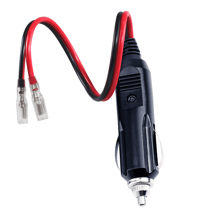 Car charger cable extension cord cigarette lighter male to terminal cigarette with LED light terminal cable cigarette lighter 1