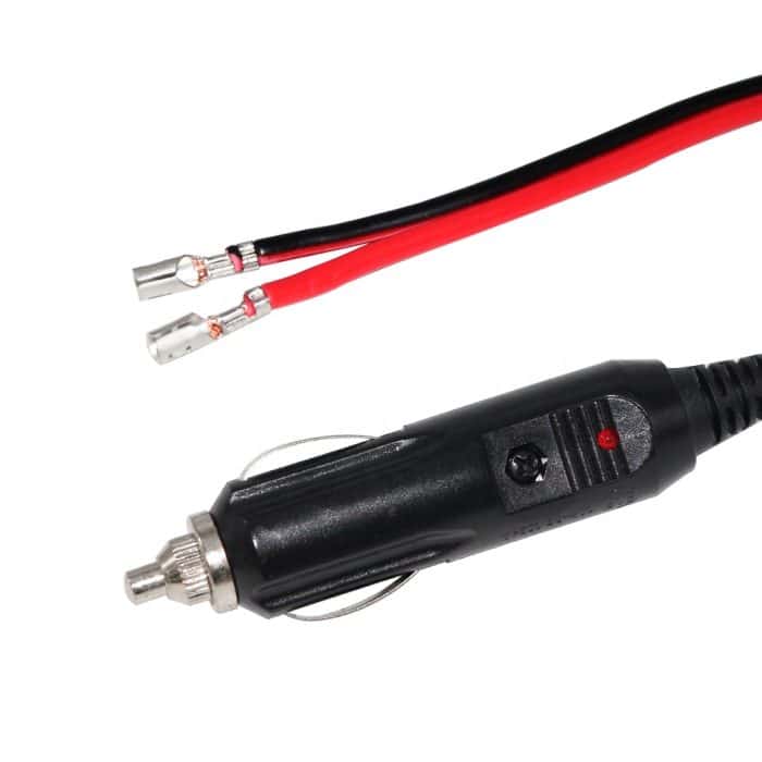 Car Replacement 12V Cigarette Lighter 10A Fuse socket Plug to To tail wires Terminal 3FT Cables 4