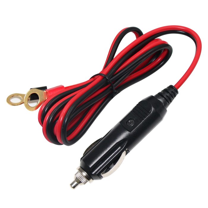 Car Replacement 12V Cigarette Lighter 10A Fuse socket Plug to To tail wires Terminal 3FT Cables 5