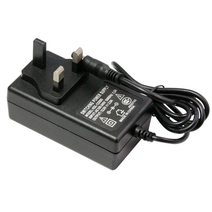 Wall Plug Charger for battery 2500ma 12V 2.6A 2.5A Ac Dc Uk Power Adapter 4