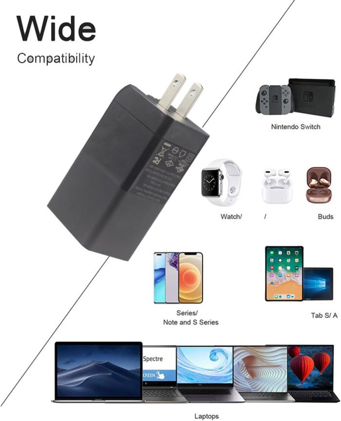 Fast Charging Usb Gan 65W Wall Charger 5