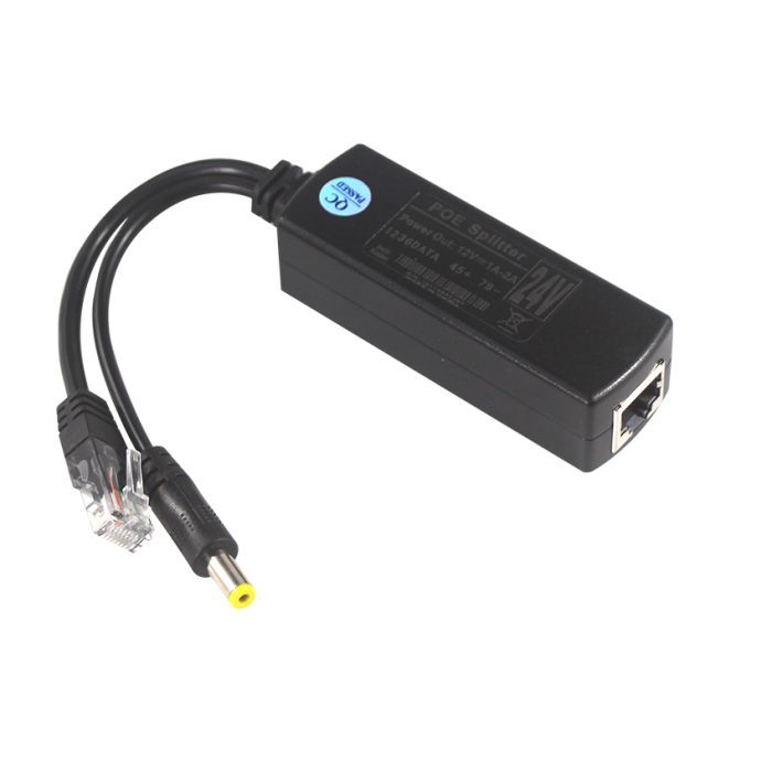 12V 1A Poe Injector Dc Power Cable Over Ethernet POE Power Adapter 3