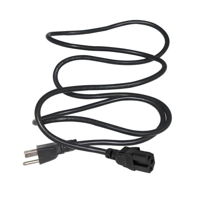 Wholesale USA power cord 3 Prong American IEC C15 power supply cord electrical power cable 4