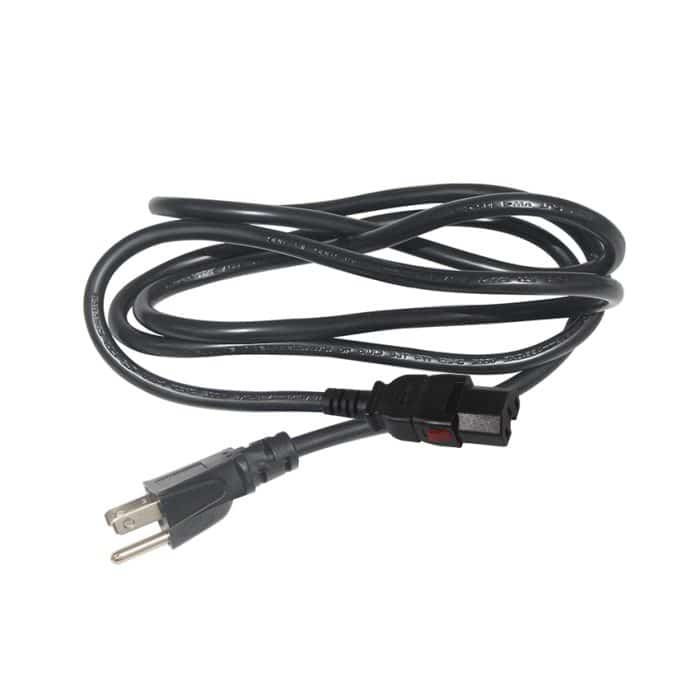 Wholesale USA power cord 3 Prong American IEC C15 power supply cord electrical power cable 6