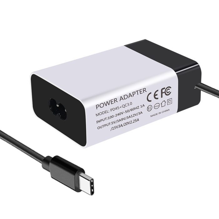 Type-c 5V 9V 12V 15V 20VPower Supply Qc 3.0 45w 60w 65w Pd Travel Wall Charger Usb C Adapter 2