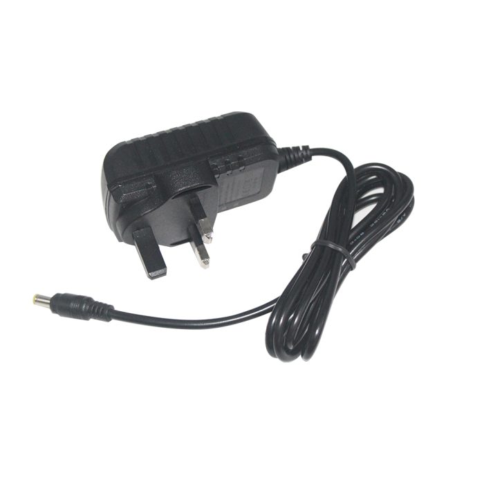 AC 100-240V to DC 12V Converter Adapter Driver Transformer 24W UK Plug with 1.5M Cable 5.5mm x 2.1mm Jack 2