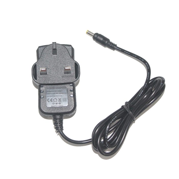 AC 100-240V to DC 12V Converter Adapter Driver Transformer 24W UK Plug with 1.5M Cable 5.5mm x 2.1mm Jack 3