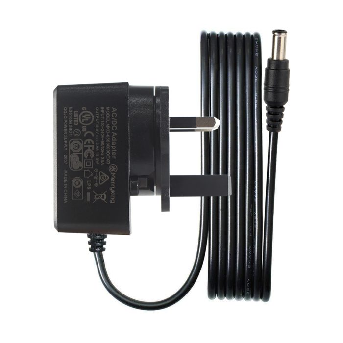AC 100-240V to DC 12V Converter Adapter Driver Transformer 24W UK Plug with 1.5M Cable 5.5mm x 2.1mm Jack 5