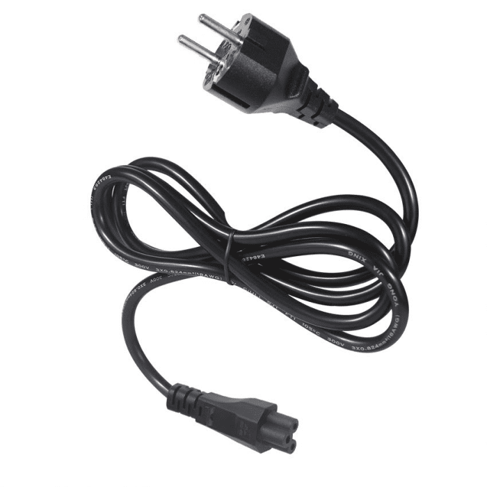 1.5M 6Ft German High Quality Ac 3 Prong Iec C5 Pvc Schuko Vde Pin Approved Plug Electric Power Cord 1