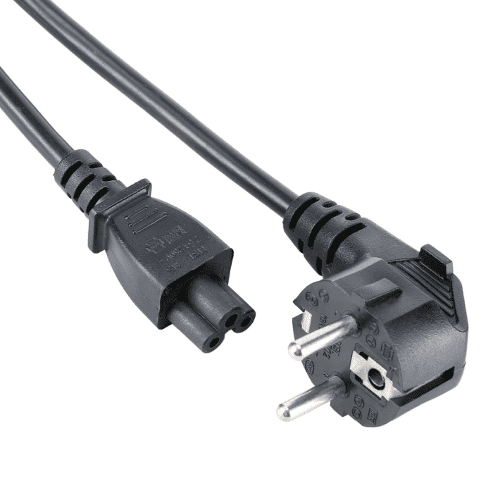 1.5M 6Ft German High Quality Ac 3 Prong Iec C5 Pvc Schuko Vde Pin Approved Plug Electric Power Cord 3