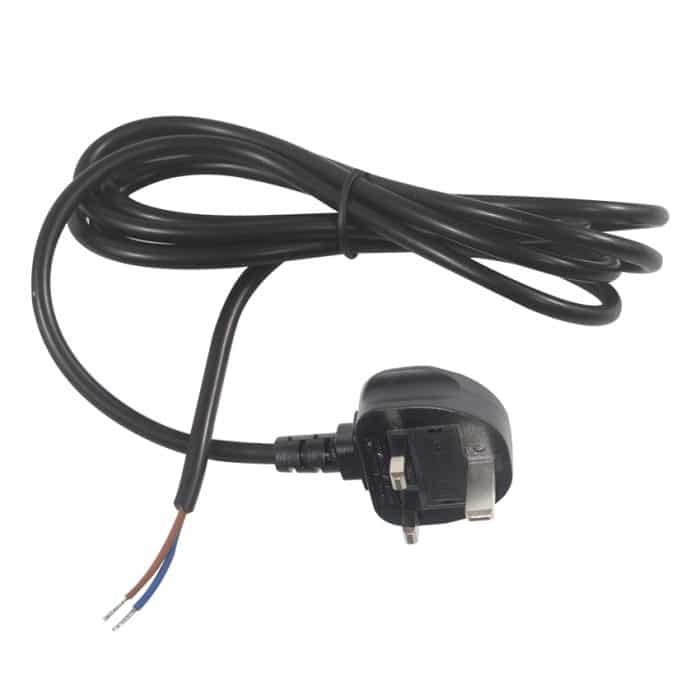 Stripped Tinned Power Cord Stripped UK Power Cord 3