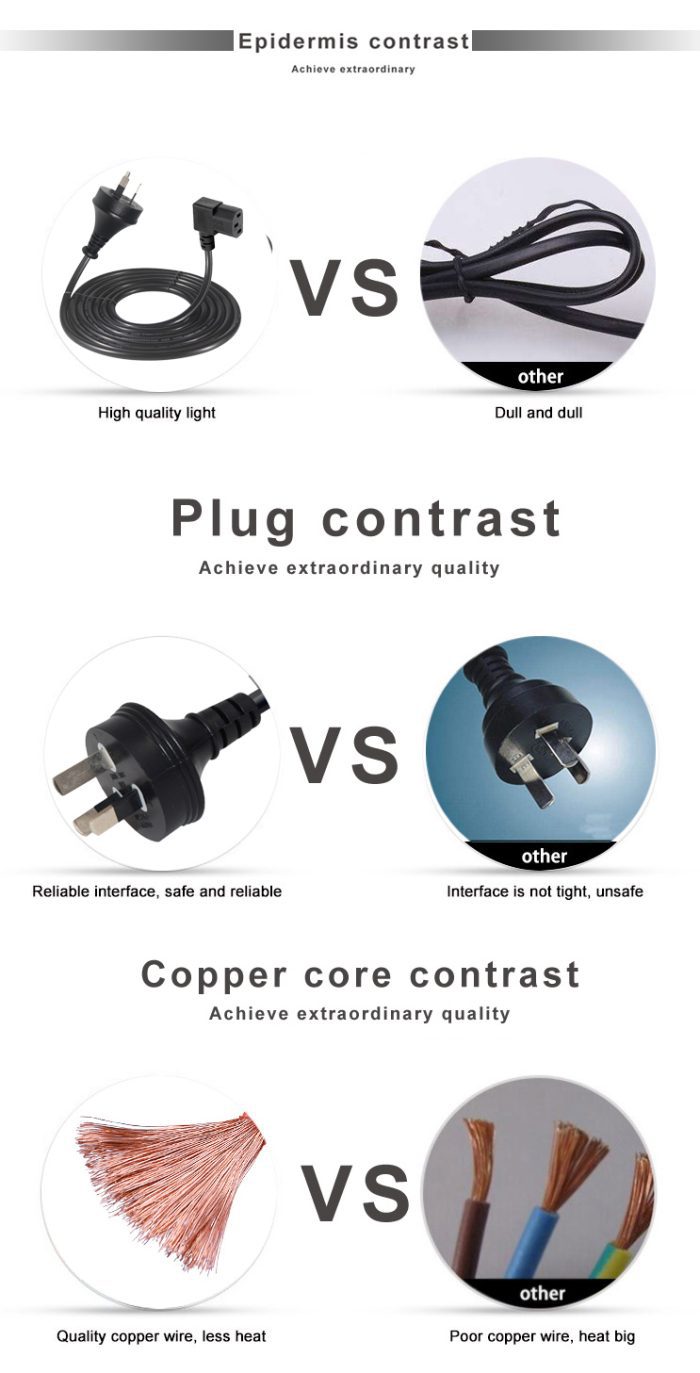 Ac Power Cord Cable With Saa Approved 4