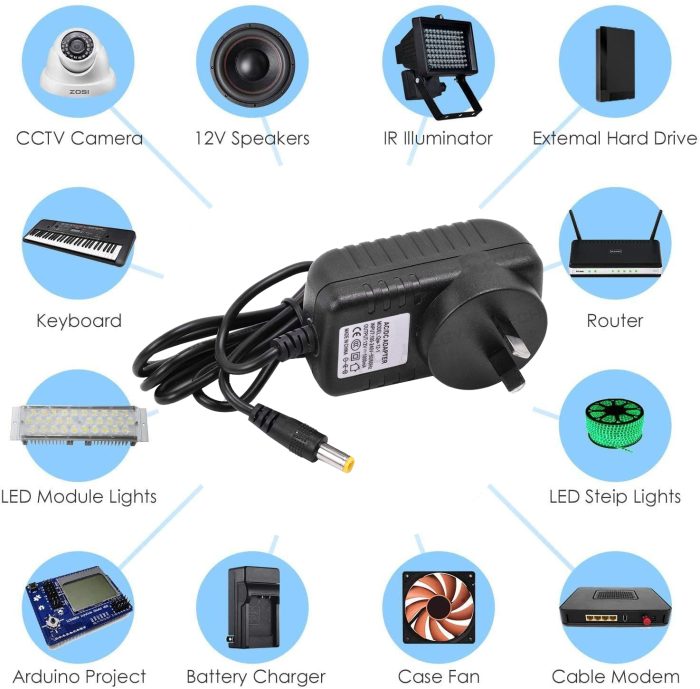 For Cctv Supply Wall-Mounted Power Adapter 5