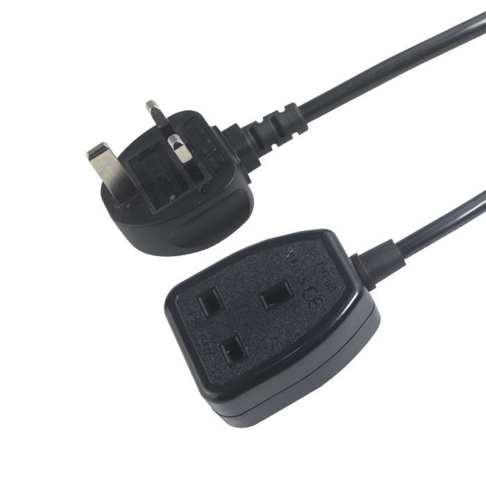 Bs Lead 13a Uk Multi Plug Black Cable Socket 30m Male Female Kitchen Appliance With Pin Power Cord Extension Socket 1