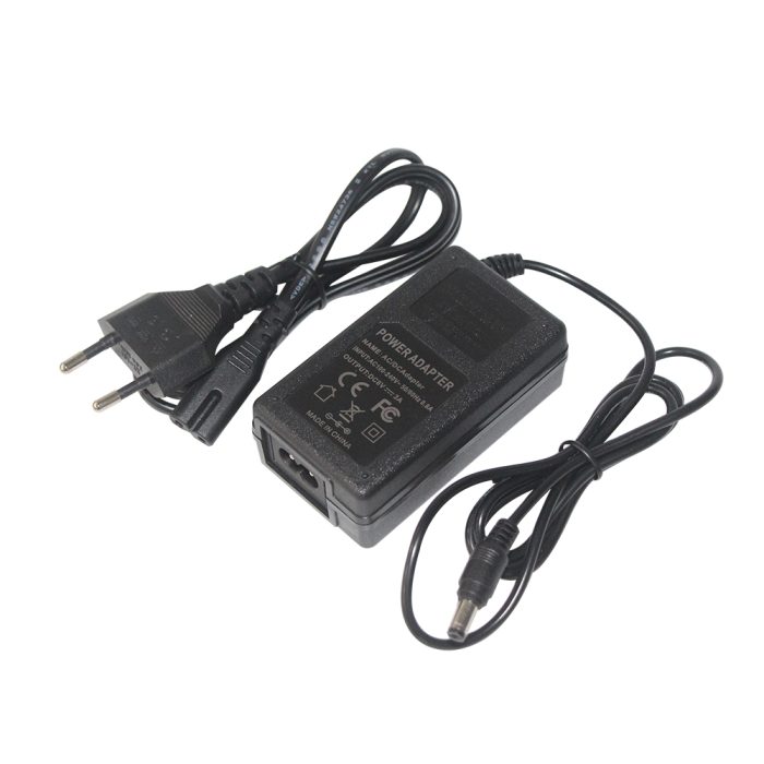 24 Volt 2500mA 60 Watt 3-Wire Regulated Switching Table Top Power Supply 2.1mm Plug Level VI 6