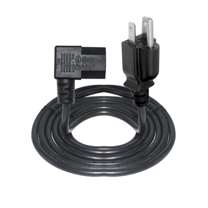 USA NEMA 5-15P Plug for Computer Cable Copper Usa Standard Angle C13 Ac Power Cord 1