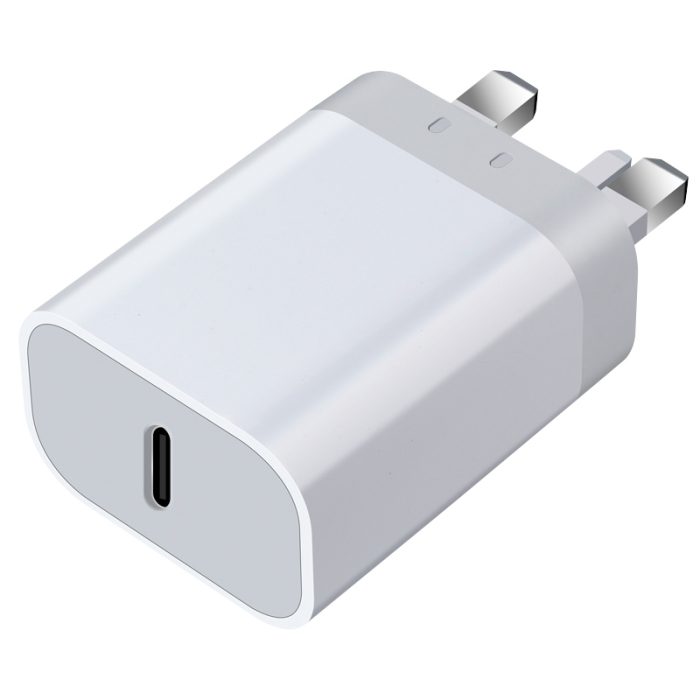 Fast Charge Charging UK Plug head GaN Charger Block 30W Adapter Gan PD Fast Charger USB-C Wall Charger for Phone 2